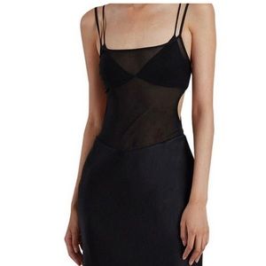 ISO Bec & Bridge Lindsey Cutout Sheer Dress US size 2